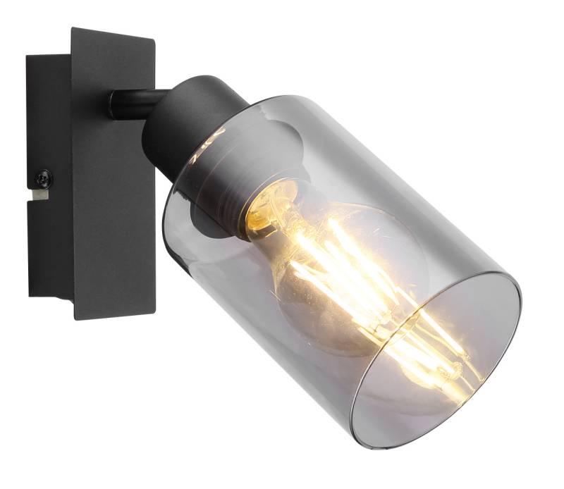 Globo 1er Spot Hadera schwarz 20 x 9 cm E 27, max. 15 W, dimmbar von Globo