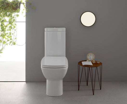 Globo DAILY Stand-Tiefspül-WC L: 65 B: 37 cm weiß, DA003BI, weiss glänzend DA003BI von Globo