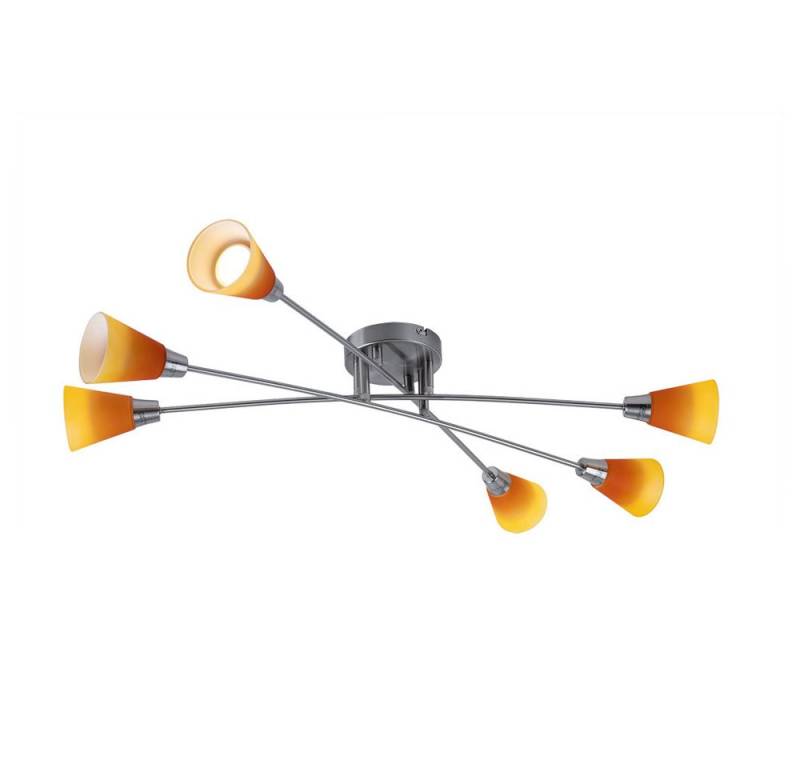 GLOBO LIGHTING LED Deckenleuchte, Leuchtmittel inklusive, Warmweiß, Decken Leuchte Wohnzimmer Lampe Strahler Spot Beleuchtung Globo Dono von GLOBO LIGHTING