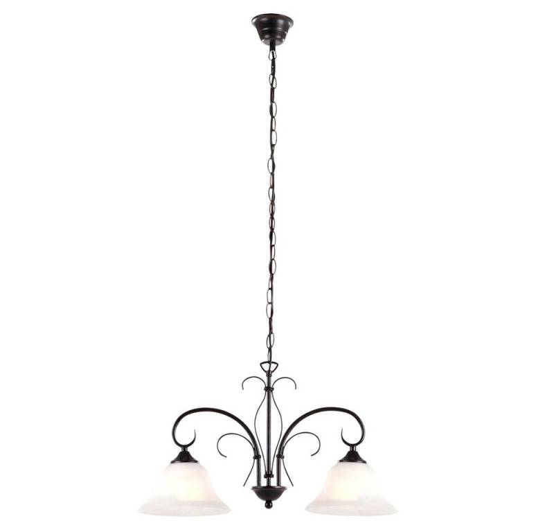 GLOBO LIGHTING Deckenleuchte, Leuchtmittel nicht inklusive, Pendelleuchte Vintage Metall Pendellampe Esszimmer Retro Hängelampe von GLOBO LIGHTING