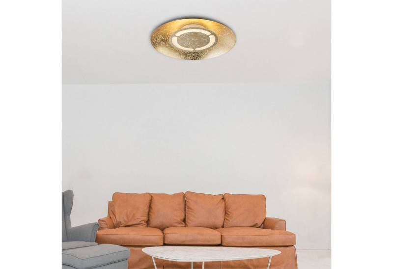 GLOBO LIGHTING Deckenleuchte Deckenleuchte LED Wohnzimmer Schlafzimmer Deckenlampe gold 35 cm von GLOBO LIGHTING