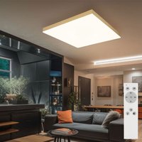 Globo - Deckenleuchte Wohnzimmerleuchte Esszimmerlampe Deckenlampe Flurleuchte, Fernbedienung dimmbar cct Nachtlicht-/Memory, 1x led 24W 1600Lm von Globo