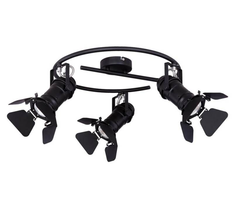 GLOBO LIGHTING Deckenspot, Leuchtmittel nicht inklusive, Kaltweiß, Deckenleuchte schwenkbar Deckenlampe 3-Flammig Deckenstrahler schwarz GLOBO LIGHTING Deckenspot, Leuchtmittel nicht inklusive, Kaltweiß, Deckenleuchte schwenkbar Deckenlampe 3-Flammig Deckenstrahler schwarz von GLOBO LIGHTING