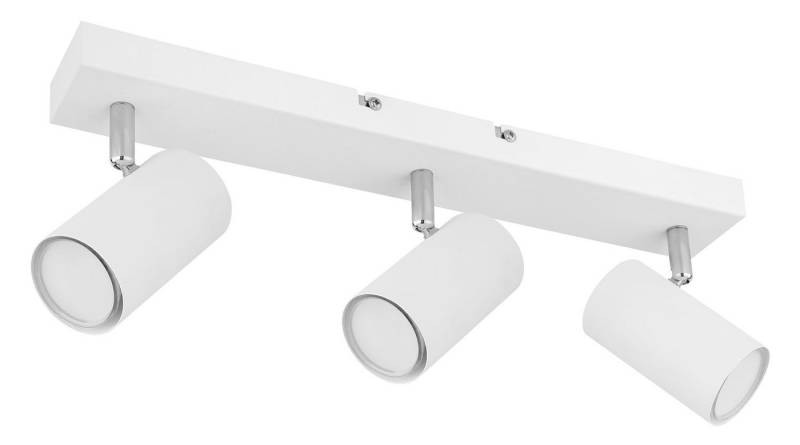 GLOBO LIGHTING Deckenstrahler ROBBY, Weiß matt, 3-flammig, Metall, Leuchtmittel wechselbar, ohne Leuchtmittel von GLOBO LIGHTING