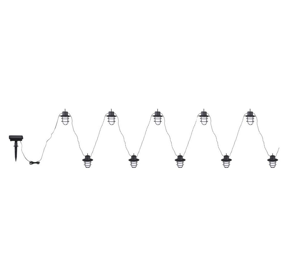 GLOBO LIGHTING Gartenleuchte, LED-Leuchtmittel fest verbaut, LED Solar Lichterkette Feuer Effekt 10x Laternen Garten Außen GLOBO LIGHTING Gartenleuchte, LED-Leuchtmittel fest verbaut, LED Solar Lichterkette Feuer Effekt 10x Laternen Garten Außen von GLOBO LIGHTING