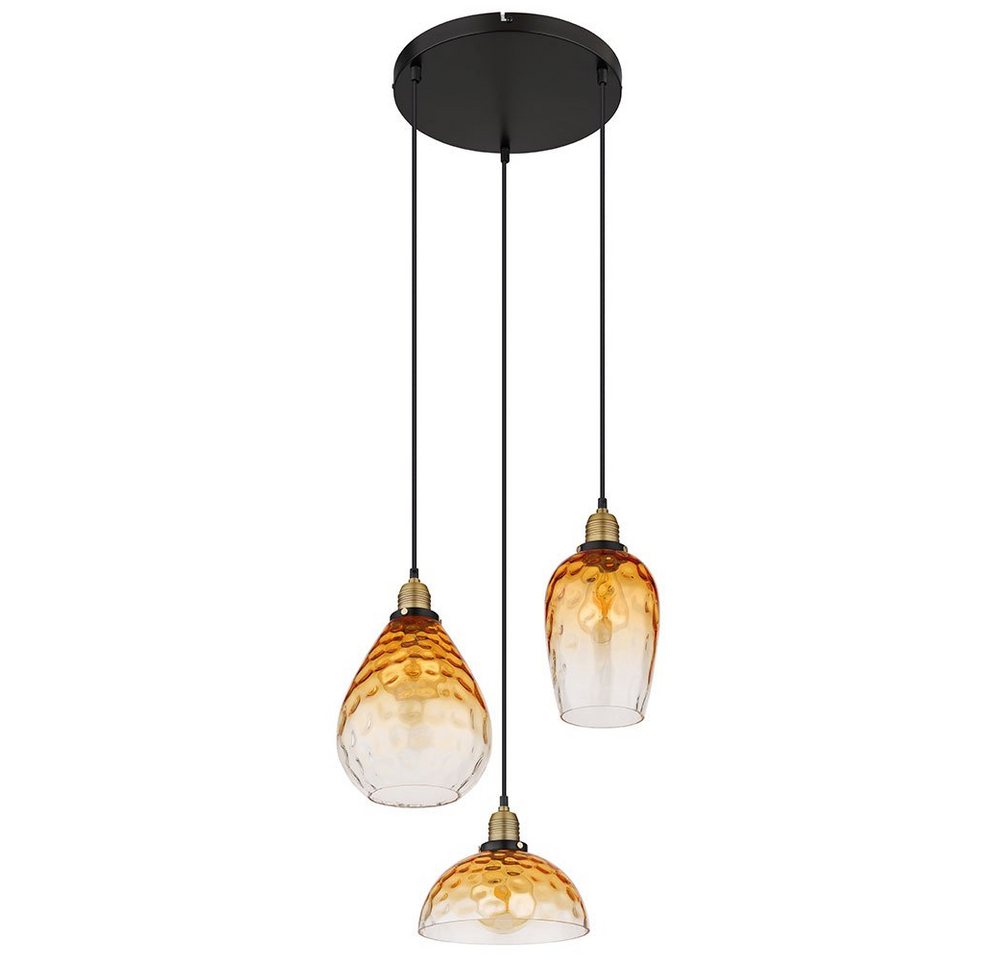 GLOBO LIGHTING LED Pendelleuchte, Leuchtmittel inklusive, Warmweiß, Hängelampe Pendelleuchte Esstischlampe Glas amber 3 flammig LED 150 cm GLOBO LIGHTING LED Pendelleuchte, Leuchtmittel inklusive, Warmweiß, Hängelampe Pendelleuchte Esstischlampe Glas amber 3 flammig LED 150 cm von GLOBO LIGHTING