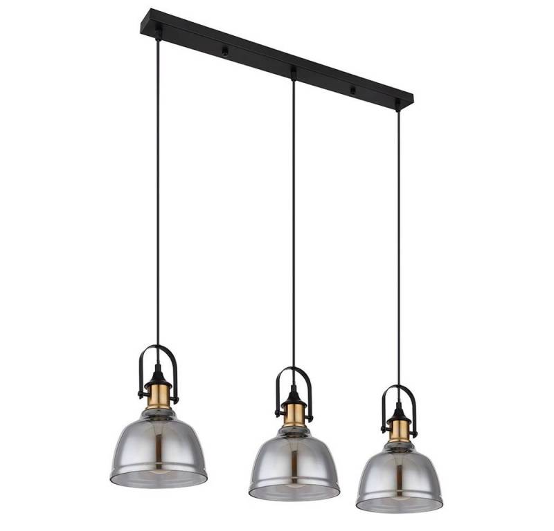 GLOBO LIGHTING Hängeleuchte, Leuchtmittel nicht inklusive, Pendelleuchte Hängeleuchte Deckenlampe Messing Metall Glas von GLOBO LIGHTING