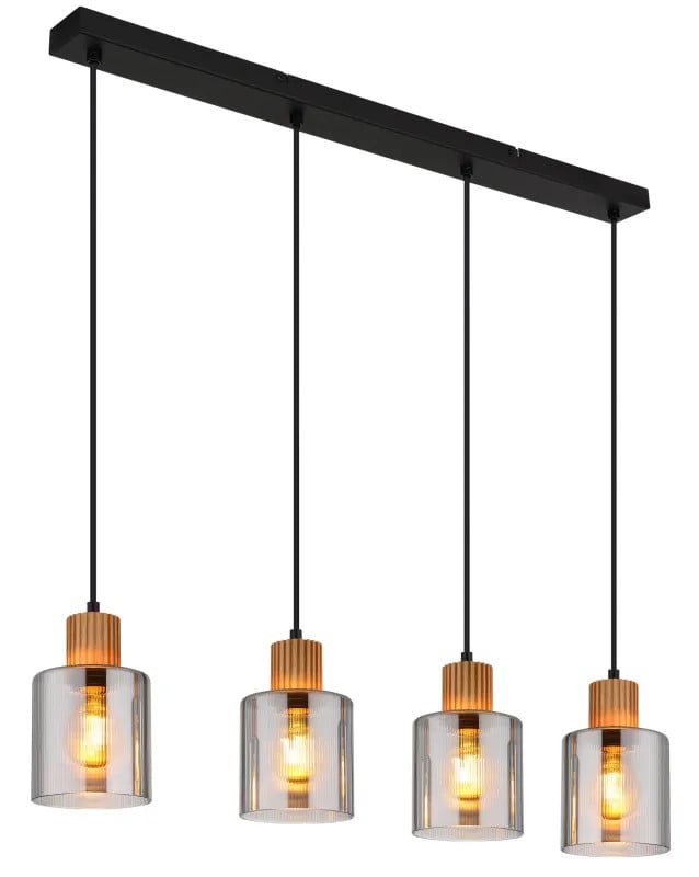 Globo Hängeleuchte Aleidis 78 x 120 cm schwarz matt Globo Hängeleuchte Aleidis 78 x 120 cm schwarz matt von Globo