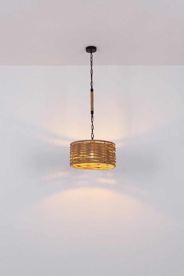 GLOBO LIGHTING Hängeleuchte Hängeleuchte Esszimmer Pendelleuchte Wohnzimmer Hängelampe Seil GLOBO LIGHTING Hängeleuchte Hängeleuchte Esszimmer Pendelleuchte Wohnzimmer Hängelampe Seil von GLOBO LIGHTING