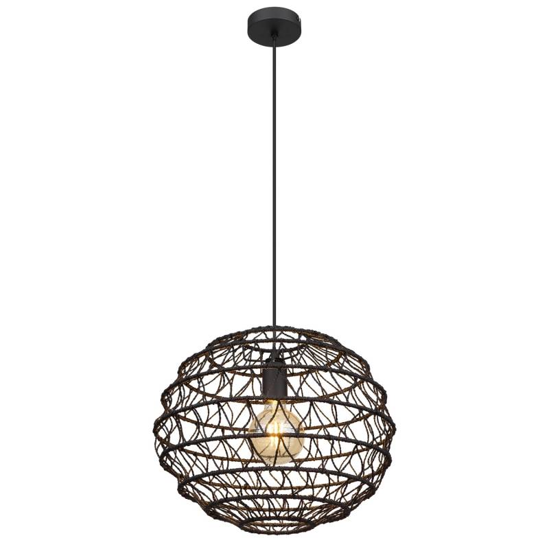 Globo Hängeleuchte Senni Schwarz Ø 39 cm von Globo