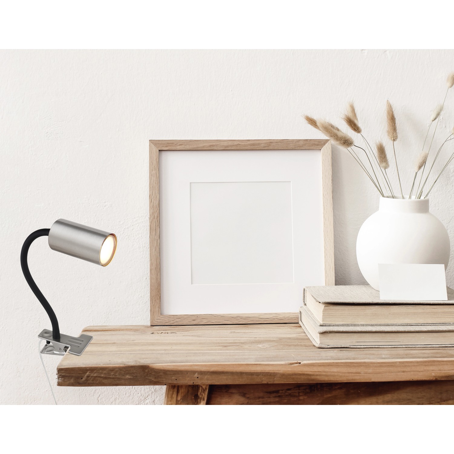 Globo Klemmstrahler Robby 1-flammig Nickel matt 290 x 100 x 415 mm Globo Klemmstrahler Robby 1-flammig Nickel matt 290 x 100 x 415 mm von Globo