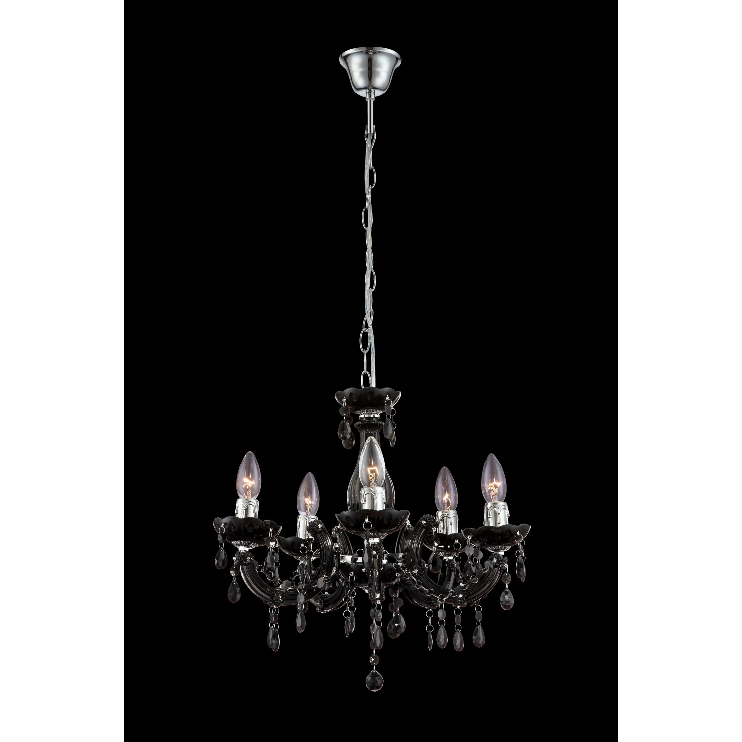 Globo Kronleuchter Cuimbra II Schwarz Globo Kronleuchter Cuimbra II Schwarz von Globo