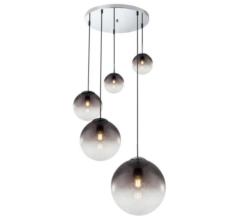 GLOBO LIGHTING Hängeleuchte, Leuchtmittel nicht inklusive, Decken Pendelleuchte Rauchglas 5 flammig Kugel GLOBO LIGHTING Hängeleuchte, Leuchtmittel nicht inklusive, Decken Pendelleuchte Rauchglas 5 flammig Kugel von GLOBO LIGHTING