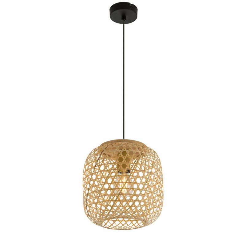 GLOBO LIGHTING Hängeleuchte, Leuchtmittel nicht inklusive, Pendelleuchte Hängelampe Esstisch Hängeleuchte Bambus Boho Optik von GLOBO LIGHTING
