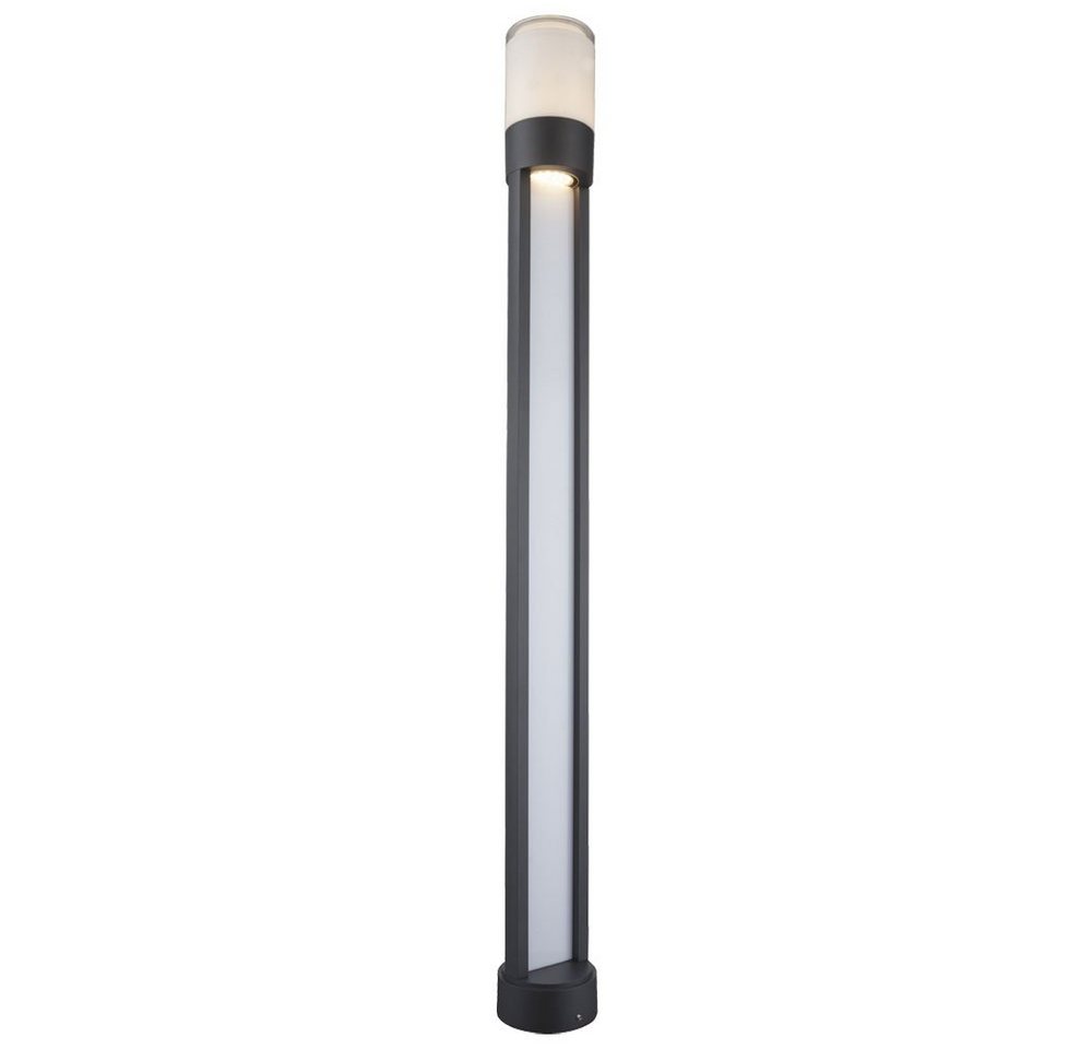 GLOBO LIGHTING LED Außen-Stehlampe, LED-Leuchtmittel fest verbaut, Warmweiß, LED Außen Stand Leuchte Alu Druckguss Garten Wege Einfahrt Hof Steh von GLOBO LIGHTING