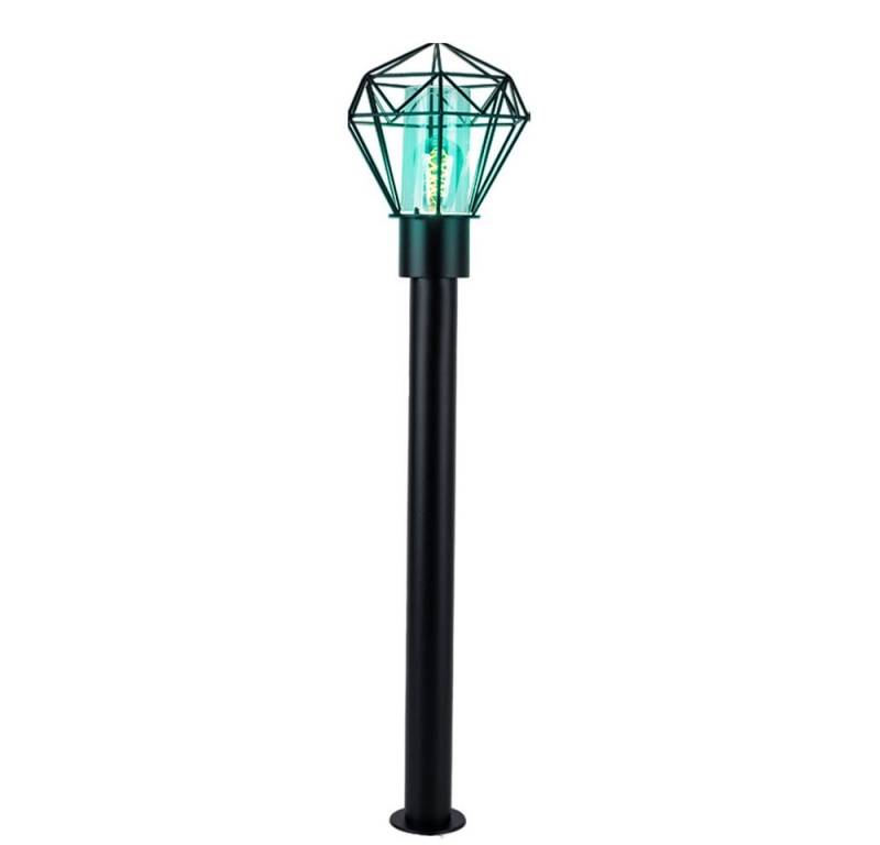 GLOBO LIGHTING LED Außen-Stehlampe, Leuchtmittel inklusive, Warmweiß, Farbwechsel, Außenstehlampe Wegelampe Sockellampe dimmbar Fernbedienung RGB LED von GLOBO LIGHTING