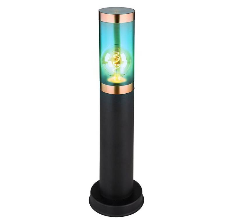 GLOBO LIGHTING LED Außen-Stehlampe, Leuchtmittel inklusive, Warmweiß, Farbwechsel, Außenstehlampe Sockellampe Wegelampe dimmbar Fernbedienung RGB LED von GLOBO LIGHTING