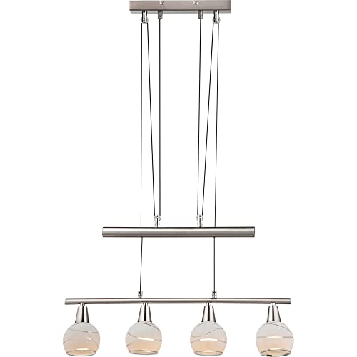 Globo LED Decken Hänge Lampe Glas Spot Wohn Zimmer Zugpendel Leuchte höhenverstellbar 54341-4Z Globo LED Decken Hänge Lampe Glas Spot Wohn Zimmer Zugpendel Leuchte höhenverstellbar 54341-4Z von GLOBO