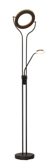 Globo LED-Deckenfluter EBRO 1-flammig in Farbe schwarz matt Globo LED-Deckenfluter EBRO 1-flammig in Farbe schwarz matt von Globo