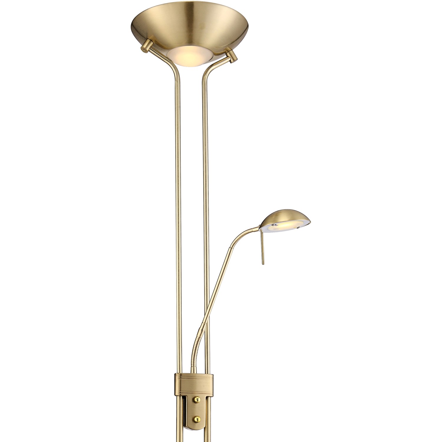 Globo LED-Deckenfluter Leonas mit Lesearm Globo LED-Deckenfluter Leonas mit Lesearm von Globo