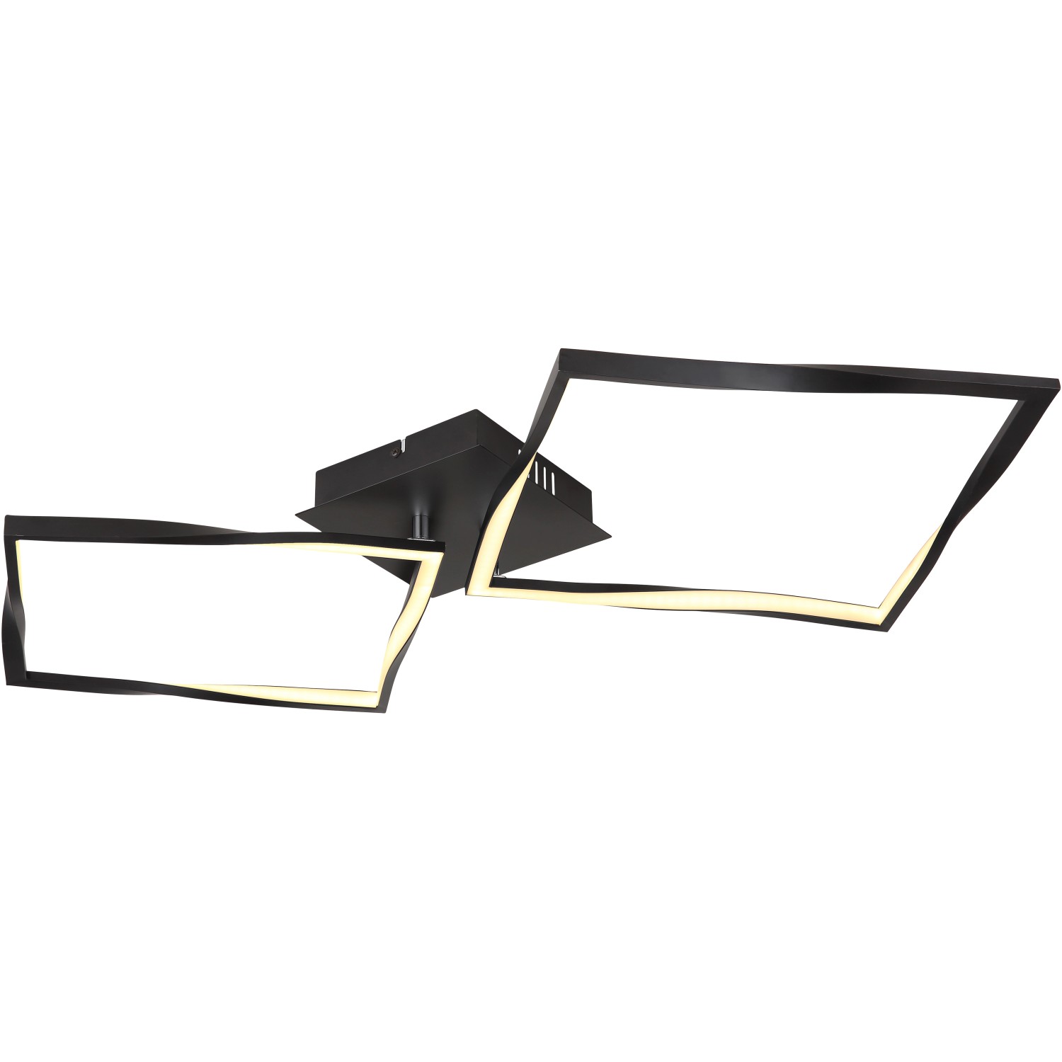 Globo LED-Deckenleuchte 1-flammig Schwarz matt 865 x 400 x 88 mm Globo LED-Deckenleuchte 1-flammig Schwarz matt 865 x 400 x 88 mm von Globo