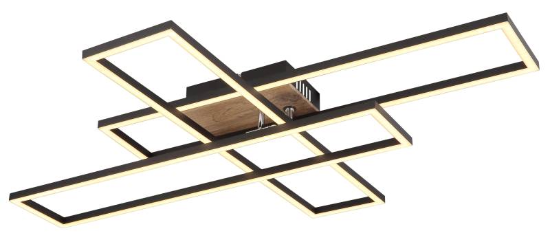 Globo LED-Deckenleuchte DAKARI 1-flammig in Farbe schwarz matt von Globo