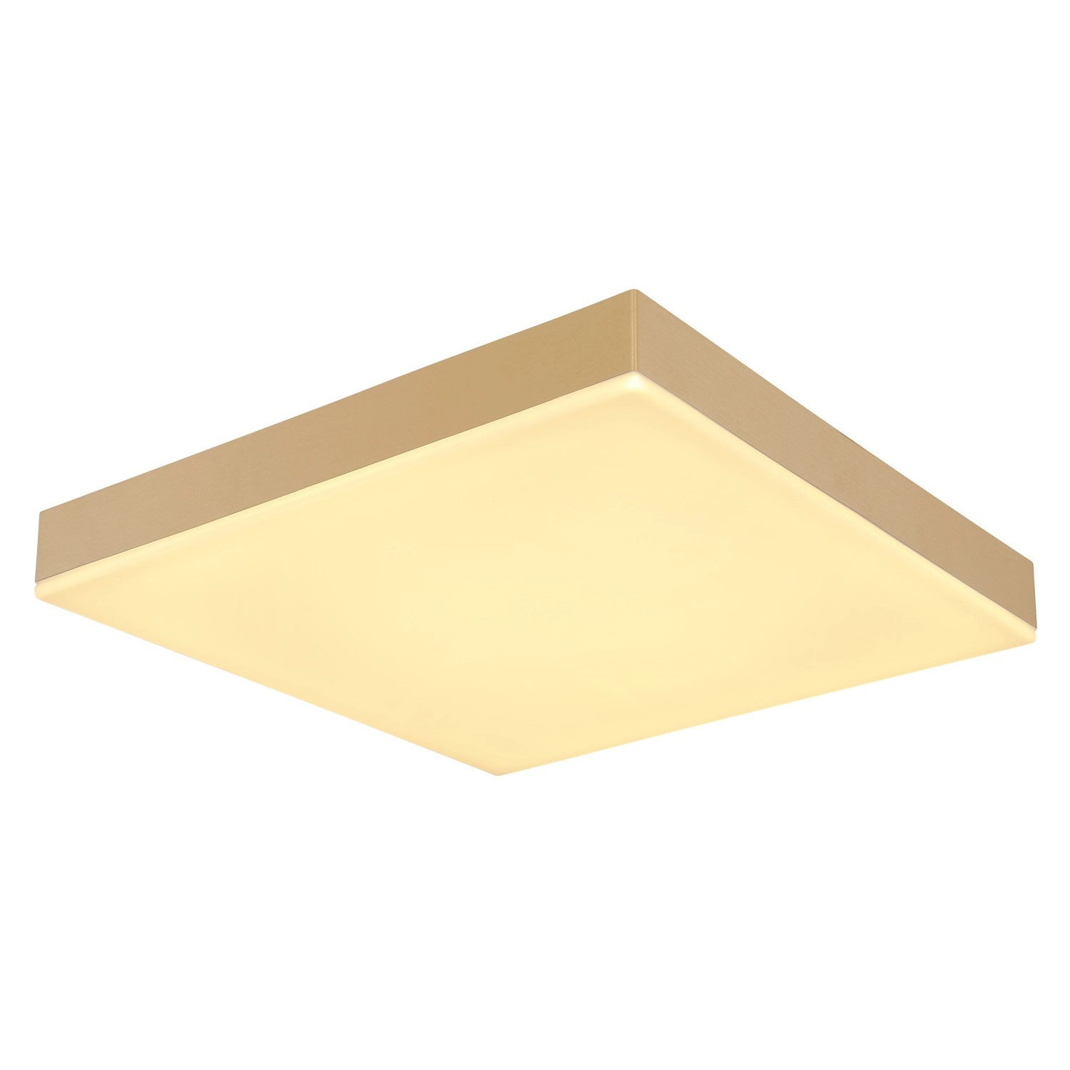 Globo LED-Deckenleuchte Doro Messing 30 x 30 cm Globo LED-Deckenleuchte Doro Messing 30 x 30 cm von Globo