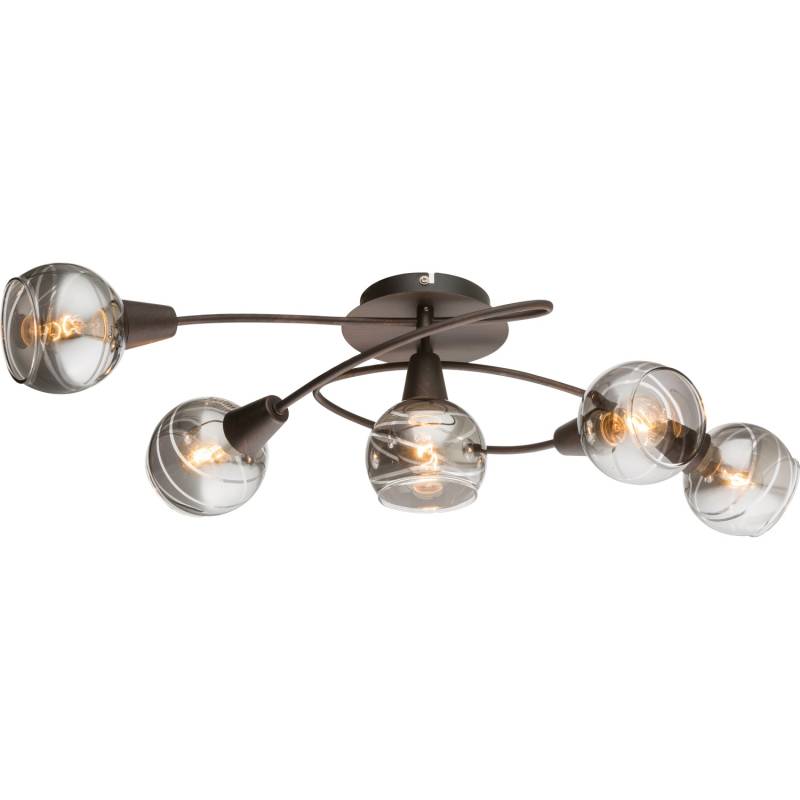 Globo LED-Deckenleuchte ISLA Bronzefarben von Globo