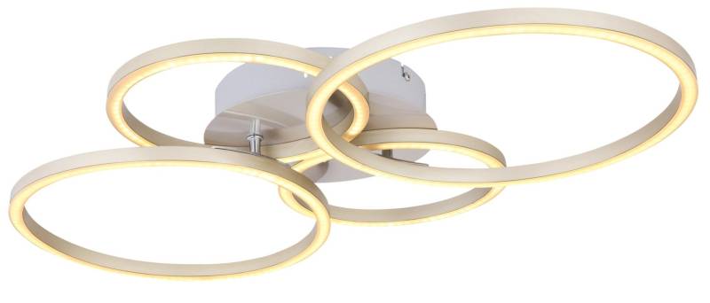 Globo LED-Deckenleuchte KENDY 4 Ringe von Globo