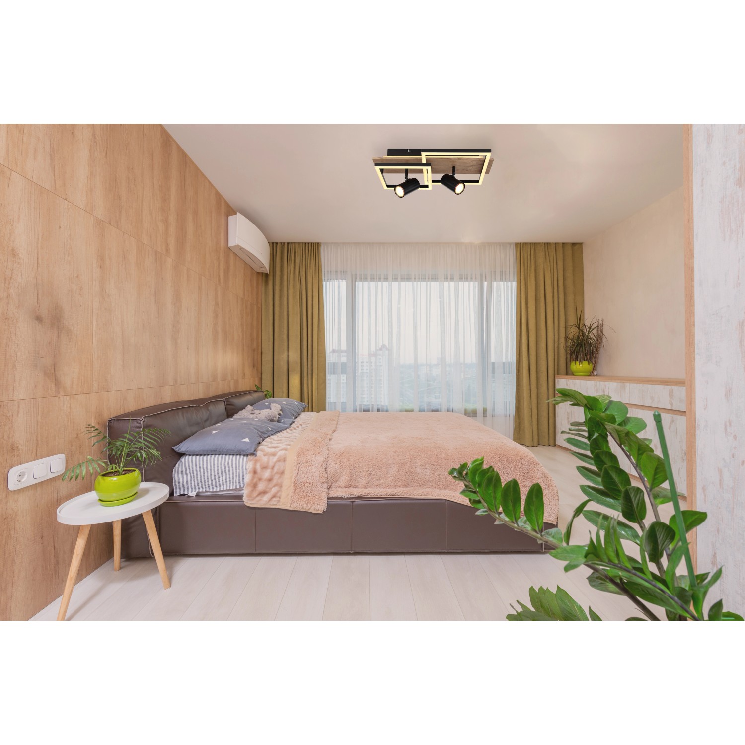 Globo LED-Deckenleuchte Kassu 3-flammig Schwarz matt 500 x 270 x 180 mm Globo LED-Deckenleuchte Kassu 3-flammig Schwarz matt 500 x 270 x 180 mm von Globo