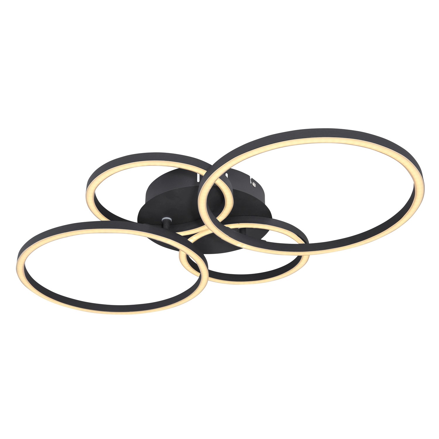 Globo LED-Deckenleuchte Kendy Schwarz L 65,5 cm Globo LED-Deckenleuchte Kendy Schwarz L 65,5 cm von Globo
