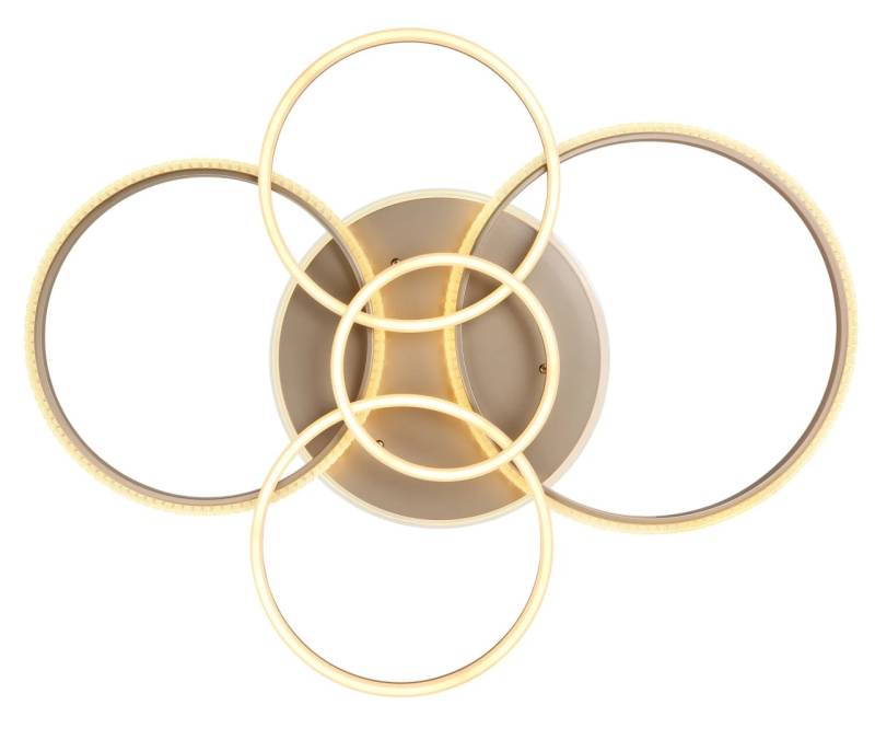 Globo LED-Deckenleuchte LORELEI champagnerfarben von Globo