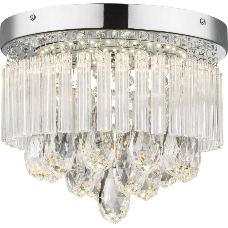 Globo LED-Deckenleuchte MANILO Chrom von Globo