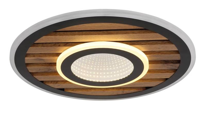Globo LED-Deckenleuchte WOODY Ø 40 cm von Globo