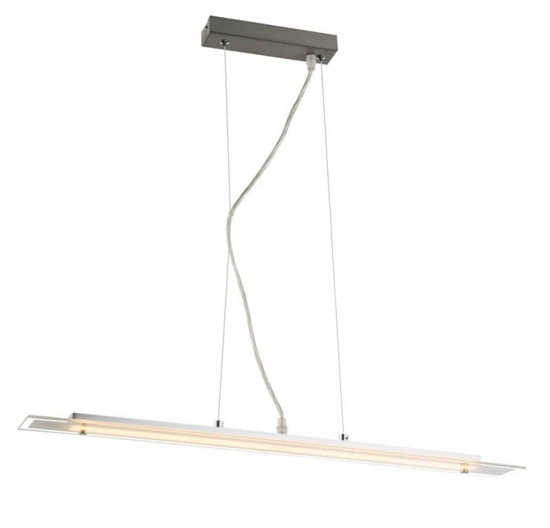 GLOBO LIGHTING LED Pendelleuchte, LED-Leuchtmittel fest verbaut, Warmweiß, Hängelampe Pendellampe Esstischlampe LED Wohnzimmerlampe Glas H 120 cm von GLOBO LIGHTING