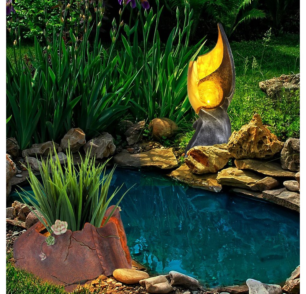 GLOBO LIGHTING LED Solarleuchte, LED-Leuchtmittel fest verbaut, Warmweiß, LED Flamme Solar Solarlampen für Außen Blumentopf GLOBO LIGHTING LED Solarleuchte, LED-Leuchtmittel fest verbaut, Warmweiß, LED Flamme Solar Solarlampen für Außen Blumentopf von GLOBO LIGHTING