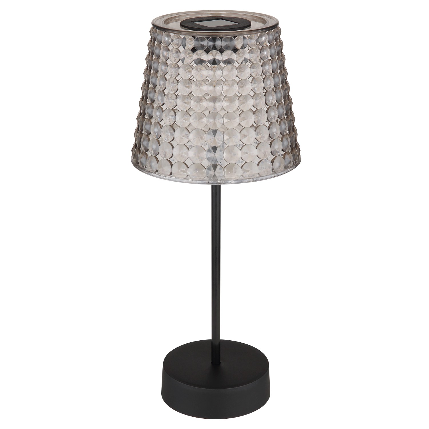 Globo LED Solarleuchte Kunststoff Schiebeschalter Ø 12,5 cm Schwarz Matt Globo LED Solarleuchte Kunststoff Schiebeschalter Ø 12,5 cm Schwarz Matt von Globo