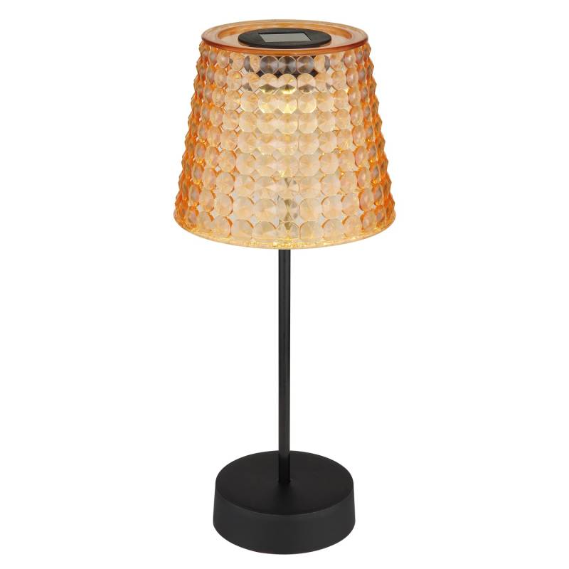 Globo LED-Solarleuchten-Set Ø 12,5 cm x 29 cm Amber 2 Stück von Globo