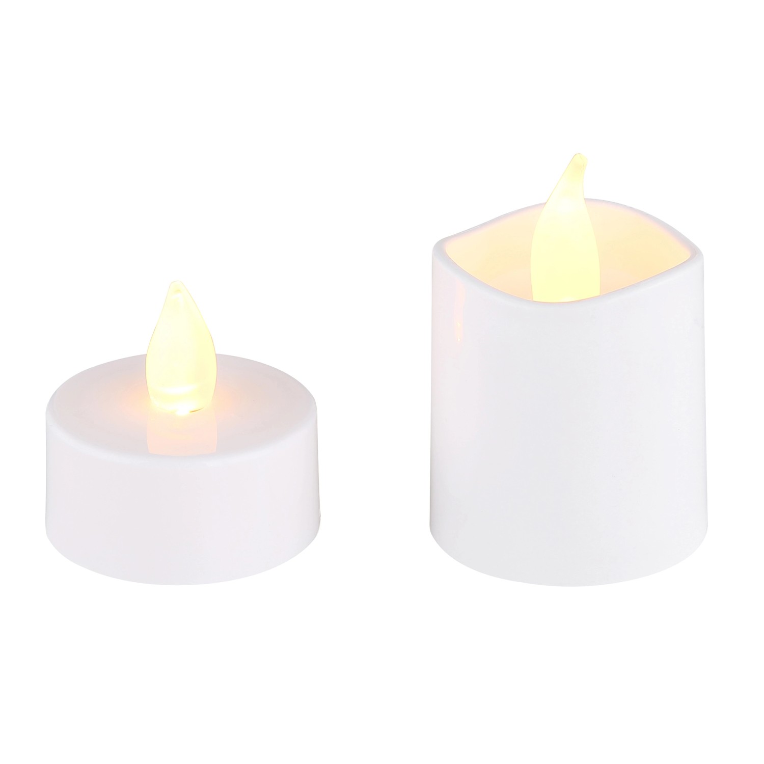 Globo LED-Teelichter-Set Kunststoff Weiß 16-teilig Globo LED-Teelichter-Set Kunststoff Weiß 16-teilig von Globo