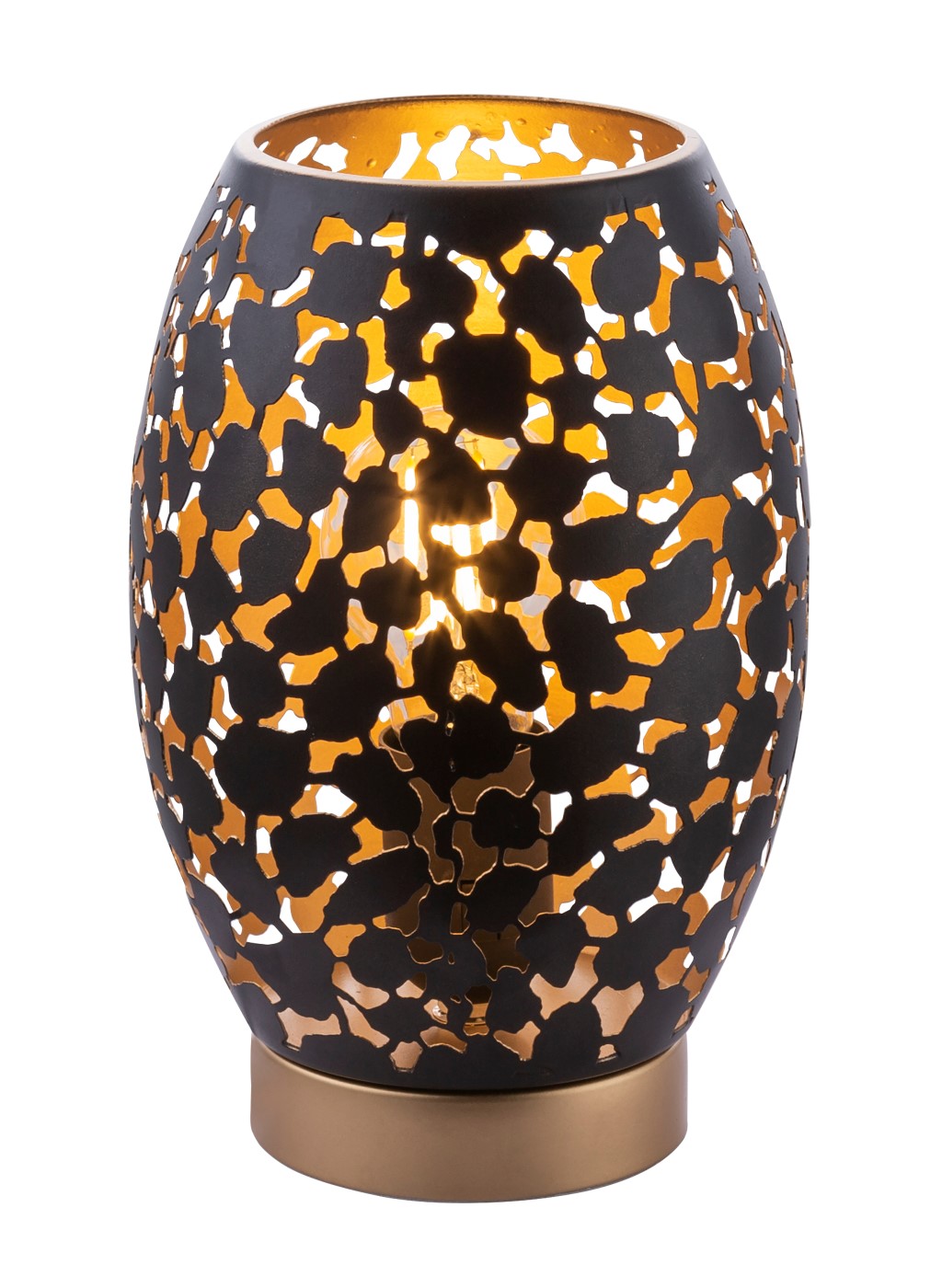 Globo LED-Tischleuchte HANNY 1-flammig in Farbe schwarz matt goldfarben Globo LED-Tischleuchte HANNY 1-flammig in Farbe schwarz matt goldfarben von Globo