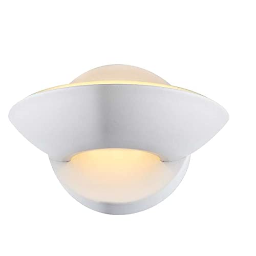 Globo LED Wandlampe auf und ab Beleuchtung Wandstrahler Wandleuchte Flurlampe weiß (Wand Spot, Wohnzimmer Leuchte, Wandbeleuchtung, Schlafzimmer, 16,5 cm, inkl. Leuchtmittel 2 flammig, warmweiß) von Globo