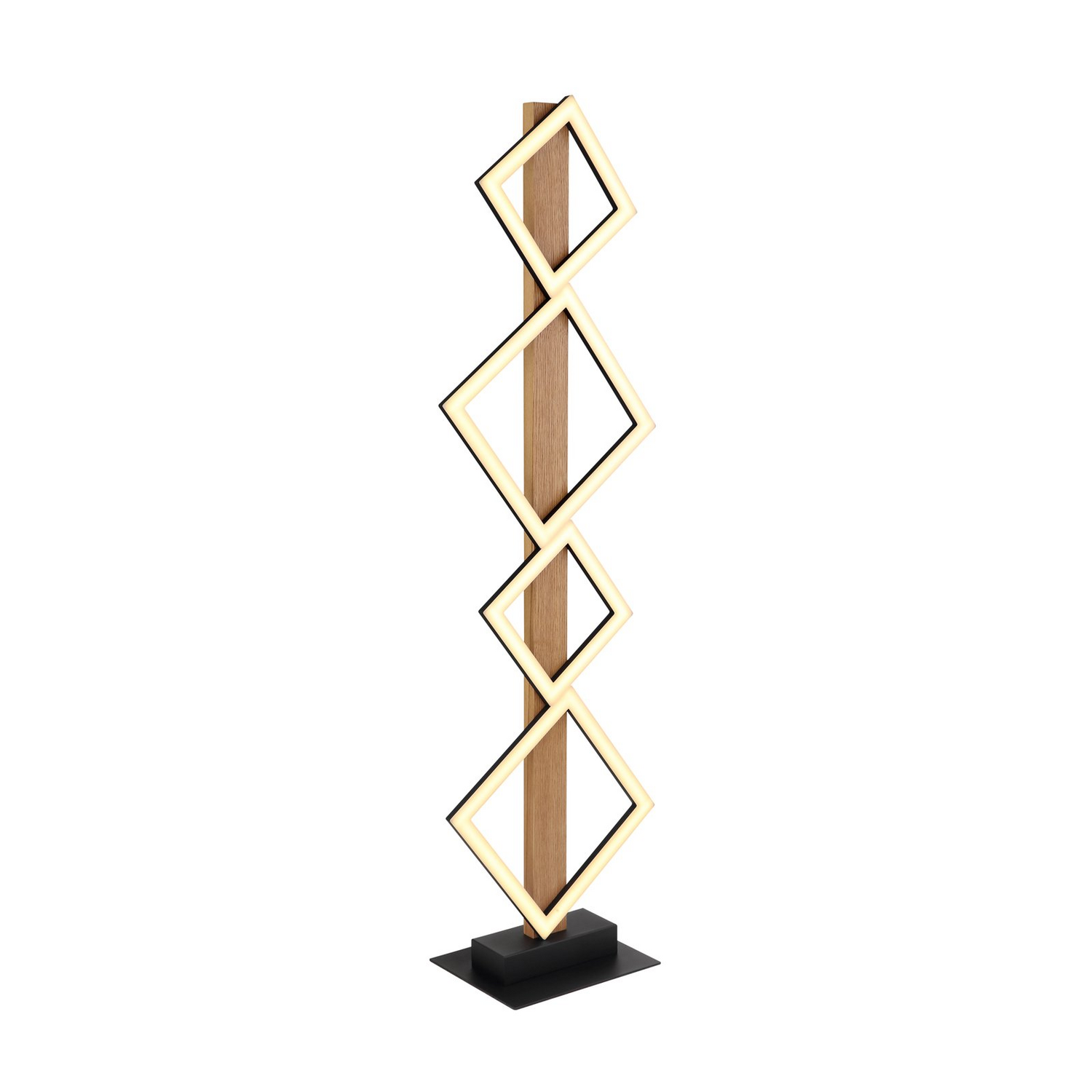 Globo Led Stehleuchte Standlampe Licht Schwarz Holz Vierflammig Kabelschalter B-Ware Globo Led Stehleuchte Standlampe Licht Schwarz Holz Vierflammig Kabelschalter B-Ware von Globo