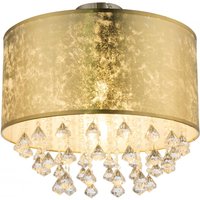 Lighting - AMY - Deckenleuchte Metall Nickel matt, 1x E27 von Globo