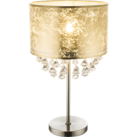 Lighting - AMY - Tischleuchte Metall Nickel matt, 1x E27 von Globo