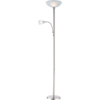 Lighting - BLADE - Stehleuchte Metall verchromt, 1x E14 von Globo