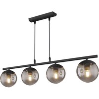 Lighting - BLAMA - Hängeleuchte Metall schwarz matt, 4x E27 Lighting - BLAMA - Hängeleuchte Metall schwarz matt, 4x E27 von Globo