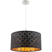 Lighting - CLARKE - Hängeleuchte Metall Nickel matt, 1x E27 von Globo