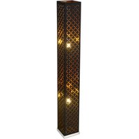 Lighting - CLARKE - Stehleuchte Metall Nickel matt, 2x E27 von Globo