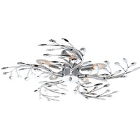 Lighting - FLASH - Deckenleuchte Metall verchromt, 5x E14 von Globo