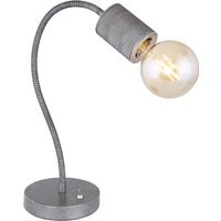 Lighting - FREDDY - Tischleuchte Metall silber, 1x E27 von Globo